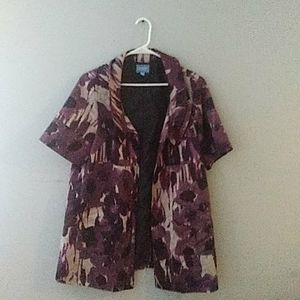 Purple Floral jacket